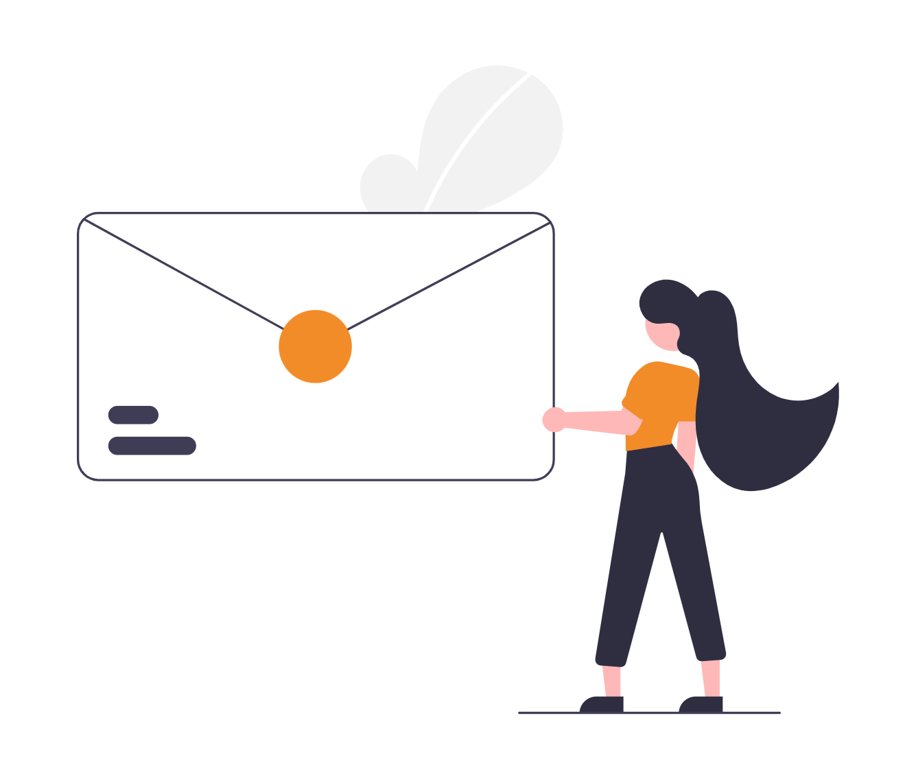 鶴岡のホームページ制作に関する無料相談を表したイラスト